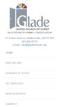 Mobile Screenshot of gladechurch.org