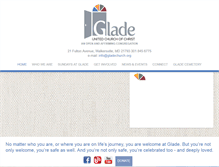 Tablet Screenshot of gladechurch.org